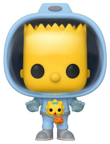Figurine Funko Pop! N°1026 - Simpsons - Bart Avec Maggie Dans Porte-bébé